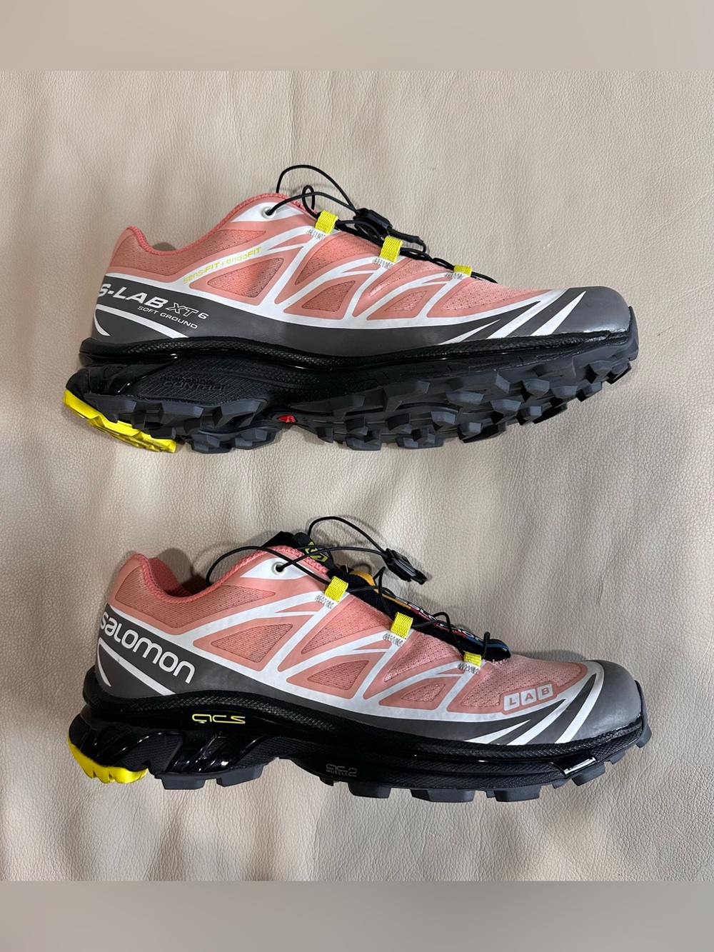 Salomon S/Lab XT-6 Trail Shoes - Blooming Dahlia Men’s sz 7.5 Women’s sz 8.5